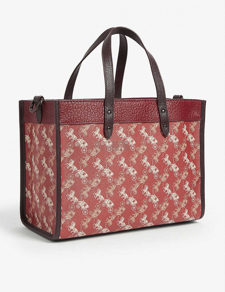 仅剩2件coach蔻驰1941系列马车条纹托特包30cm