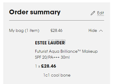 【1c1有货】Estee Lauder 雅诗兰黛 沁水粉底液 亚洲版