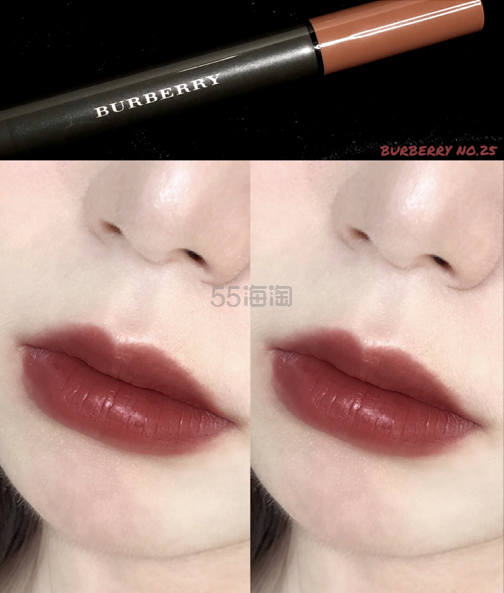 【可直邮】满2件享7.5折！Burberry 巴宝莉 气垫唇釉 25号Cinnamon 榛子红棕色