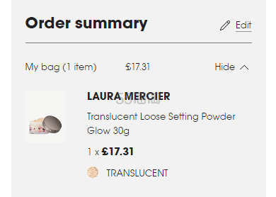 Laura Mercier 限量透明柔光蜜散粉 28g