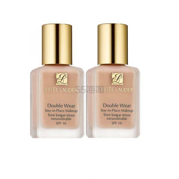 2瓶包邮装esteelauder雅诗兰黛dw持妆粉底液1w130ml2瓶