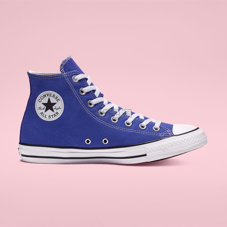 多色可选！Converse 匡威 All Star 宝蓝色高帮帆布鞋