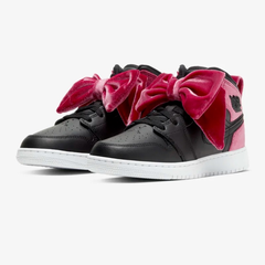 【一双免邮中国】Air Jordan 1 Mid Bow (GS) 大童蝴蝶结运动板鞋