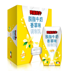 【1.33元/盒】* 法国原装进口脱脂牛奶 4种口味 200ml*48盒