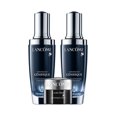 5件好礼！Lancome 兰蔻 小黑瓶系列护肤套装 肌底液50ml*2 +眼霜5ml