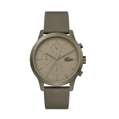 【限时*】Lacoste 美国官网 12.12 Watch 皮表带手表