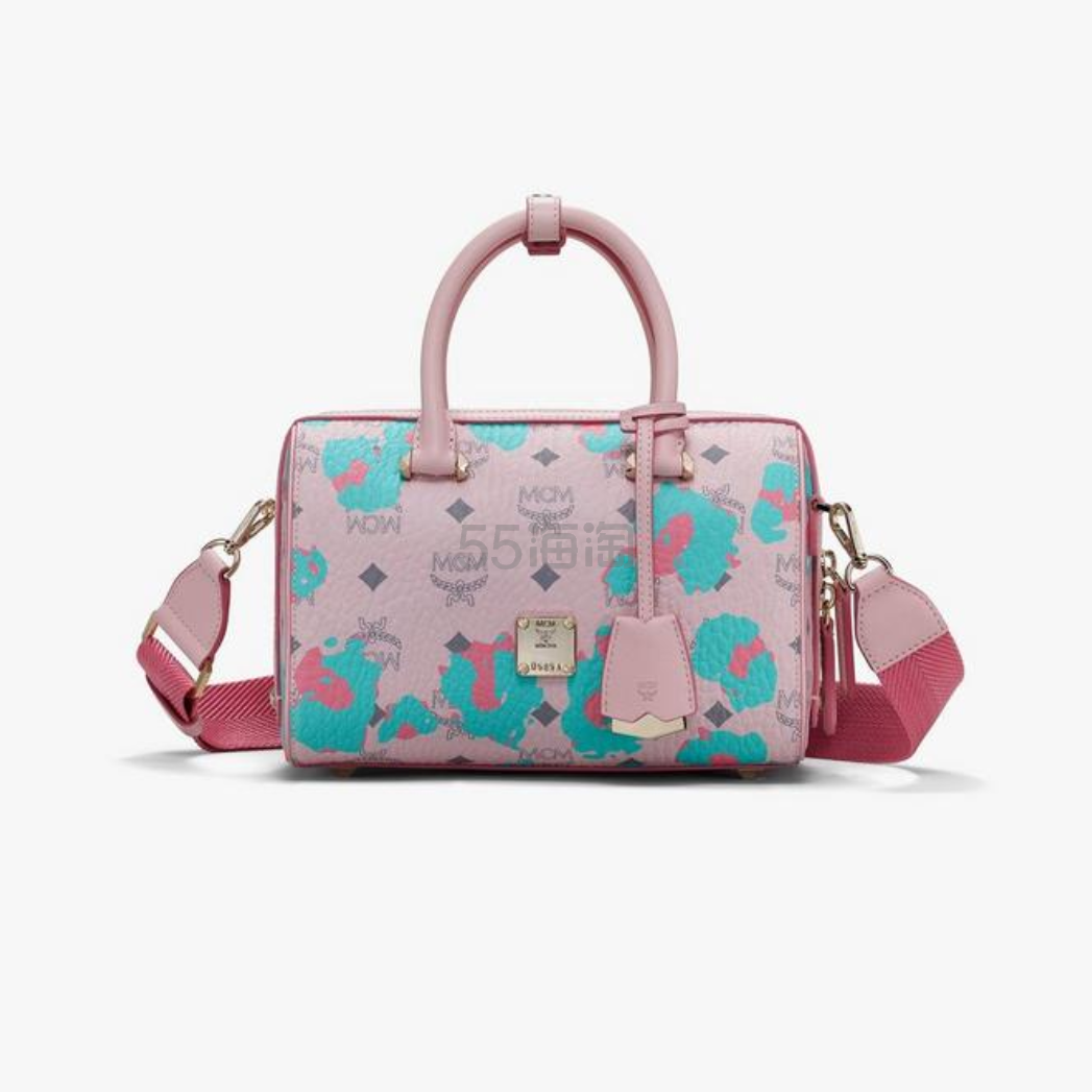 Mcm 美国官网essential Boston Bag 花卉豹纹波士顿包 5 约5718元