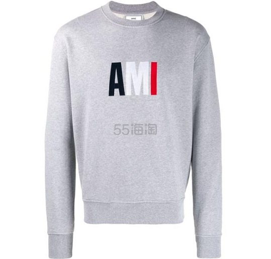 AMI PARIS Big Ami刺绣套头衫