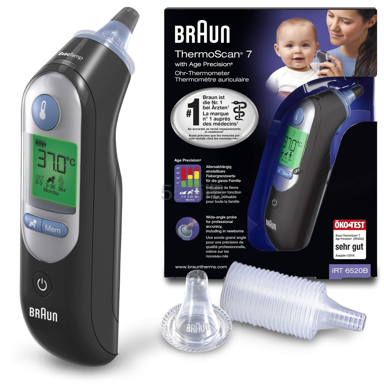 【中亚Prime会员】Braun 博朗 IRT6520 婴幼儿耳温*