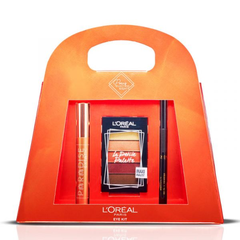 L'Oréal Paris 巴黎欧莱雅 电动之夜魅惑美妆礼品套装 睫毛膏 6.4ml+眼影盘 5 x 0.80g+眼线笔