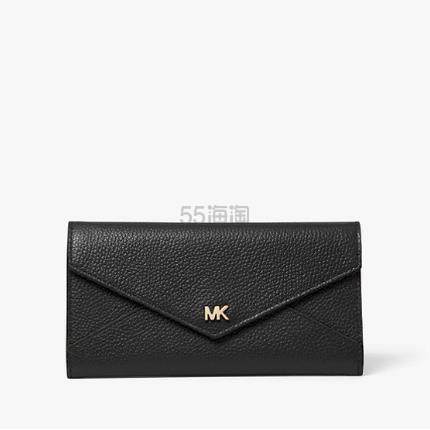 【额外9折】Michael Kors 荔枝纹信封翻盖钱包