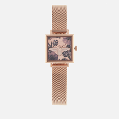 【7折】Olivia Burton 方块蜜蜂花卉手表
