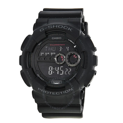 【55专享】降价！Casio 卡西欧 G-Shock 系列 全黑运动腕表 GD100-1B