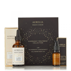 Aurelia 夜间修护两件套装 (浓缩益生菌精华液10ml+夜间*修护油50ml)