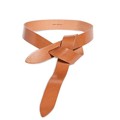 Isabel Marant Lecce Leather Belt 打结设计腰带
