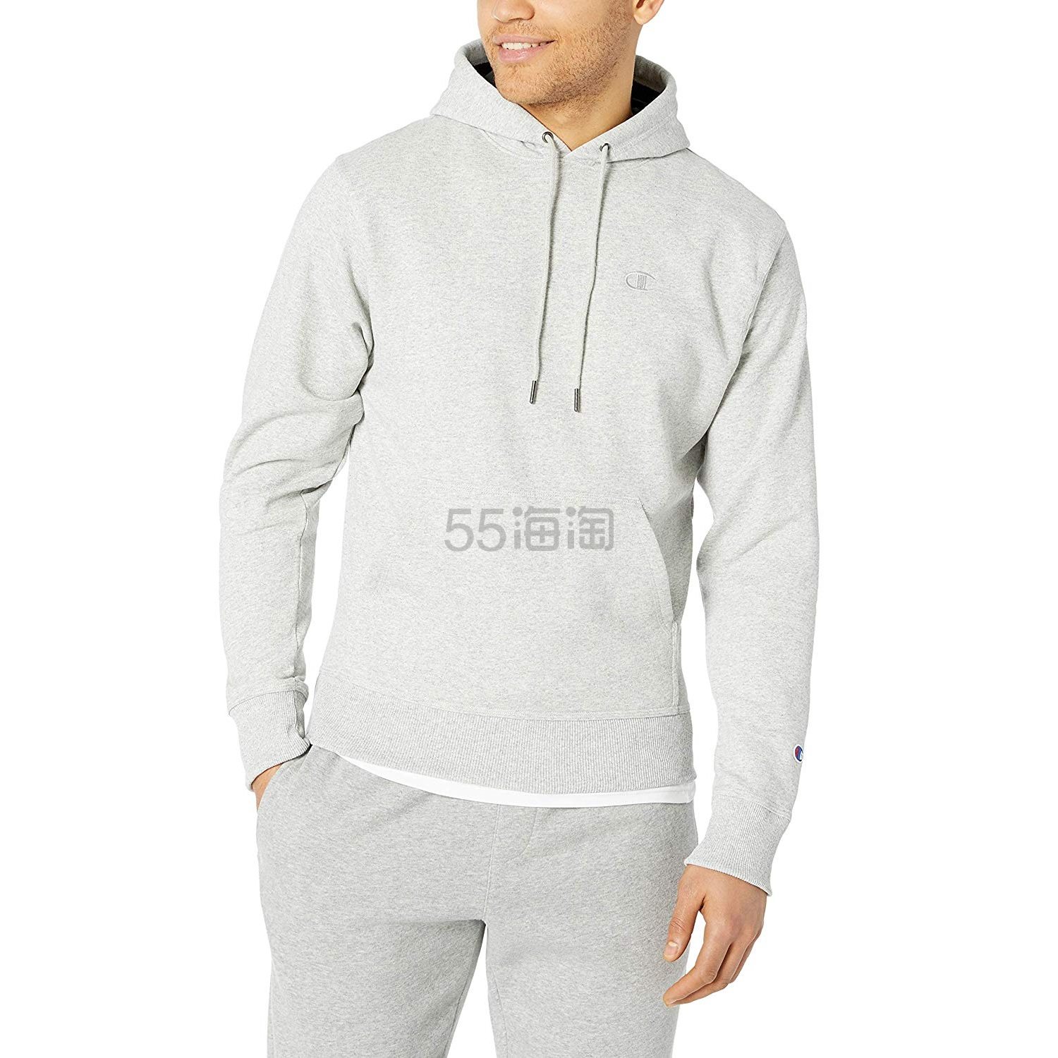 【中亚Prime会员】Champion 冠军牌 经典刺绣logo连帽卫衣 男女可穿