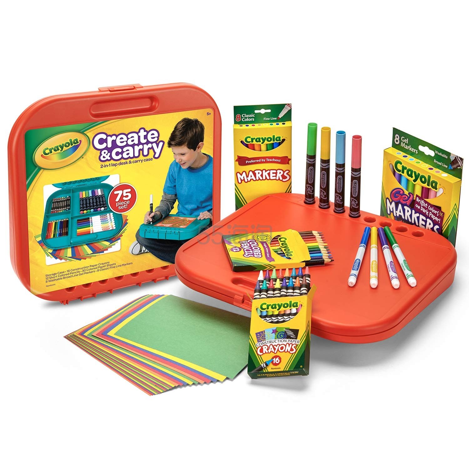 【含税直邮】Crayola 绘儿乐 便携式绘画工具套装