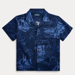 Ralph Lauren 拉夫劳伦 Sailboat-Print 2-7岁印花衬衫