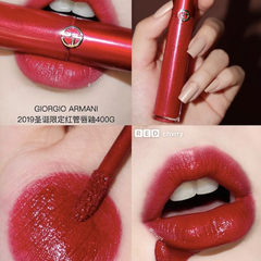 giorgio armani 阿玛尼 限量闪闪红管唇釉 #400g 冰糖山楂色 ￡27.