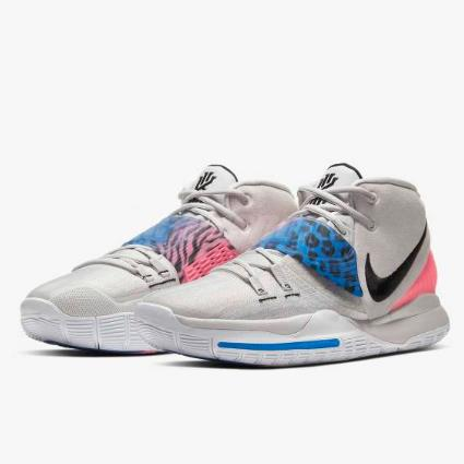 【5姐资讯】Nike 耐克 Kyrie 6 欧文6 白豹纹 海外版