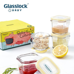 【返利14.4%】Glasslock 宝宝辅食便携玻璃密封盒