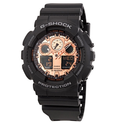 【55专享】Casio 卡西欧 G-Shock 系列 黑色男士运动腕表 GA-100MMC-1ADR