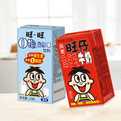 【返利14.4%】旺旺 旺仔牛奶 12盒 O泡果奶 4盒