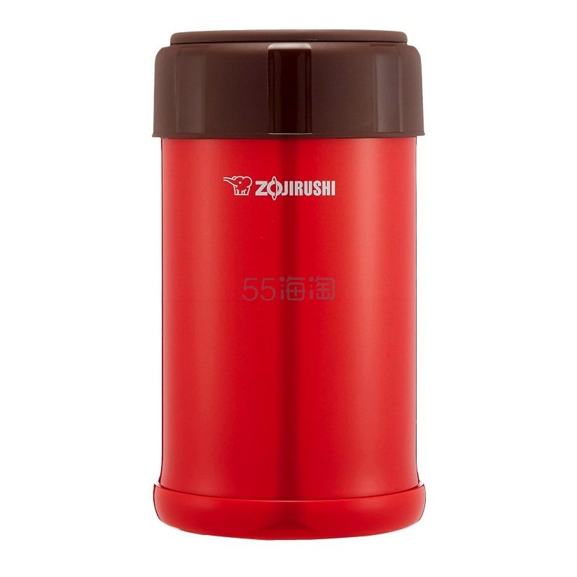 【中亚Prime会员】Zojirushi 象印 不锈钢焖烧杯 750ml SW-JA75-RV 番茄红色
