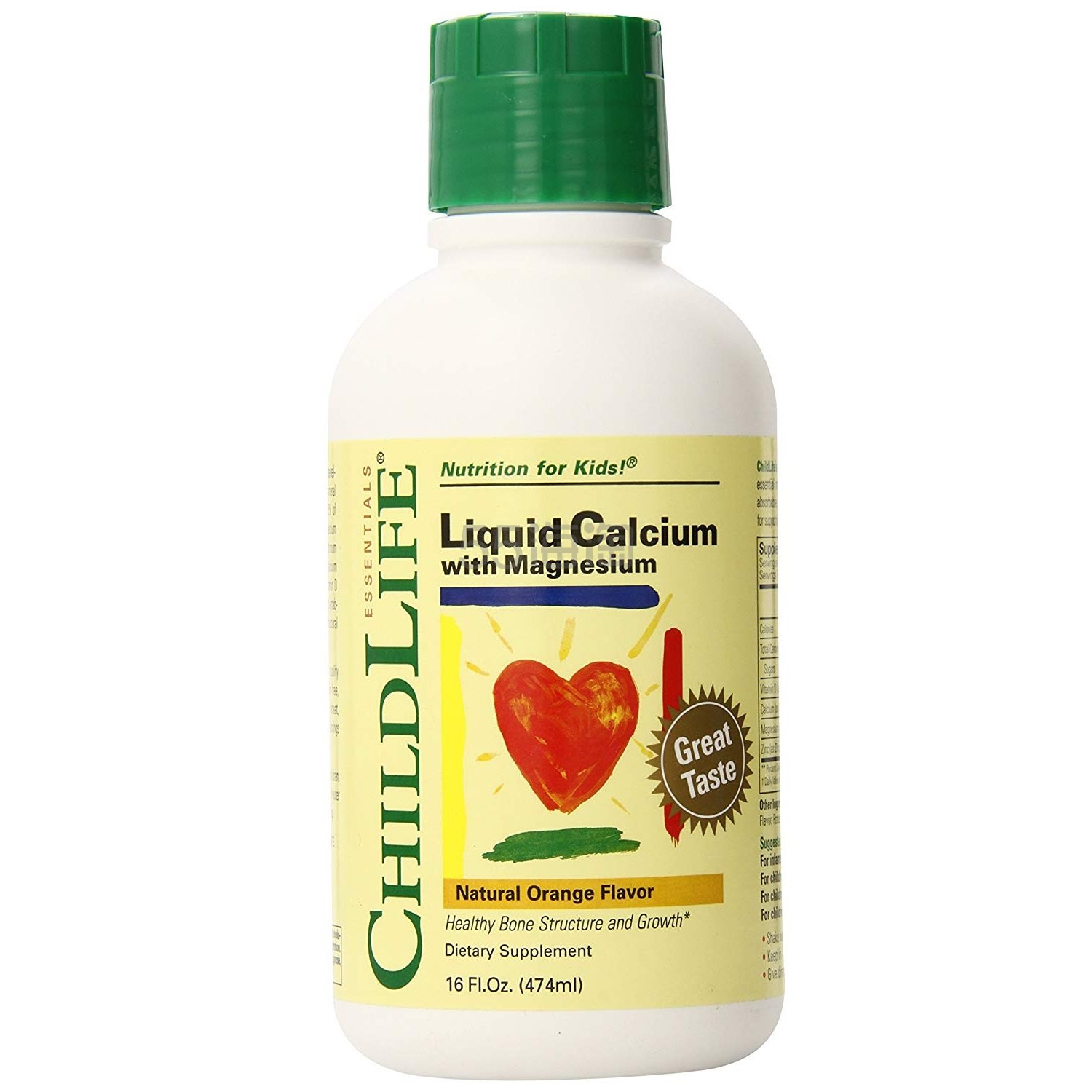 【中亚Prime会员】Childlife 童年时光 婴幼儿钙镁锌补充液液体钙 474ml*2瓶