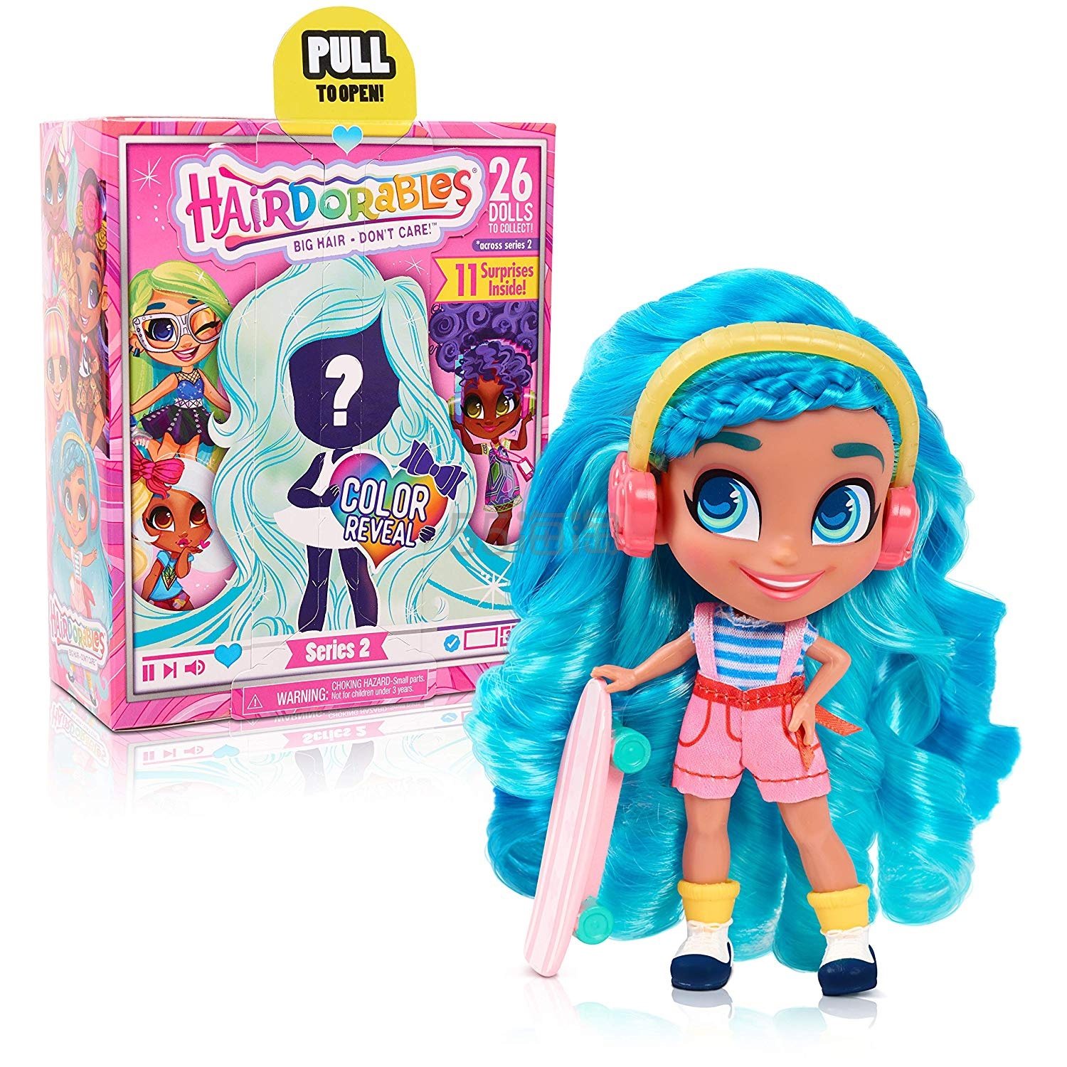 新低hairdorables二代美发娃娃惊喜玩偶盲盒玩具