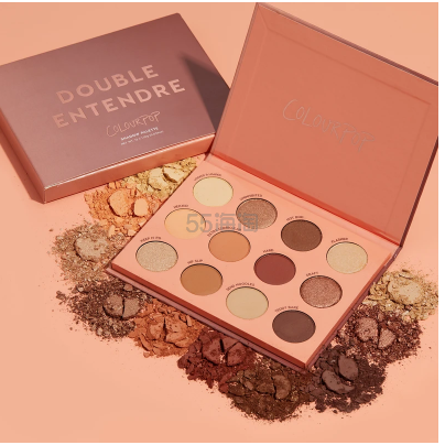 Colourpop 官网 十二色眼影盘 double entendre