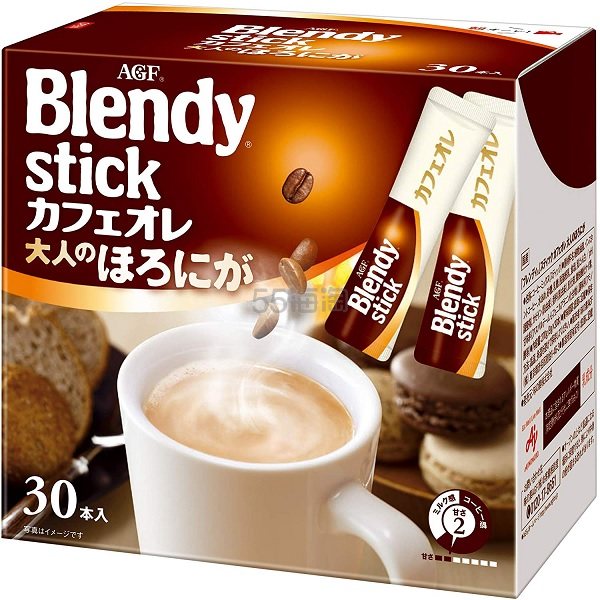 【日亚自营】【橙盒计划】AGF BLENDY 三合一速溶咖啡 30包