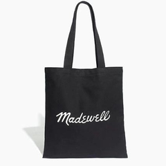 Madewell The Reusable Canvas 黑色帆布包