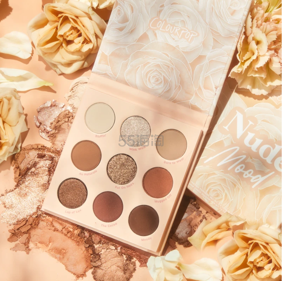 【补货】9折！Colourpop 官网 nude mood 大地色眼影盘