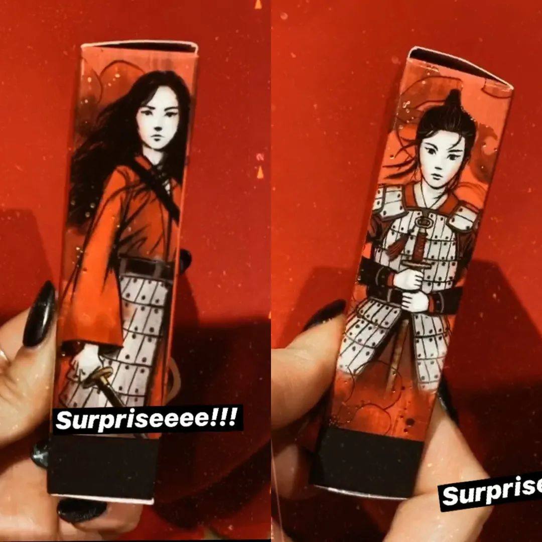 💋💄colourpop花木兰联名全系列官图来了，实物太美