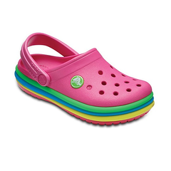 Crocs 卡骆驰 Kids Crocband Rainbow 儿童洞洞鞋