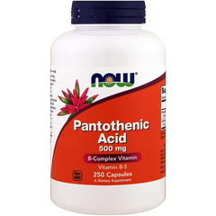 Now Foods pantothenic acid 泛酸复合维生素B5 250粒