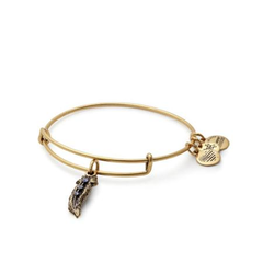 ALEX AND ANI 羽毛吊坠可调节手环
