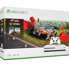 【中亚Prime会员】Microsoft 微软 Xbox One S 1TB 游戏主机 +《地平线4》+《乐高竞速》同捆版