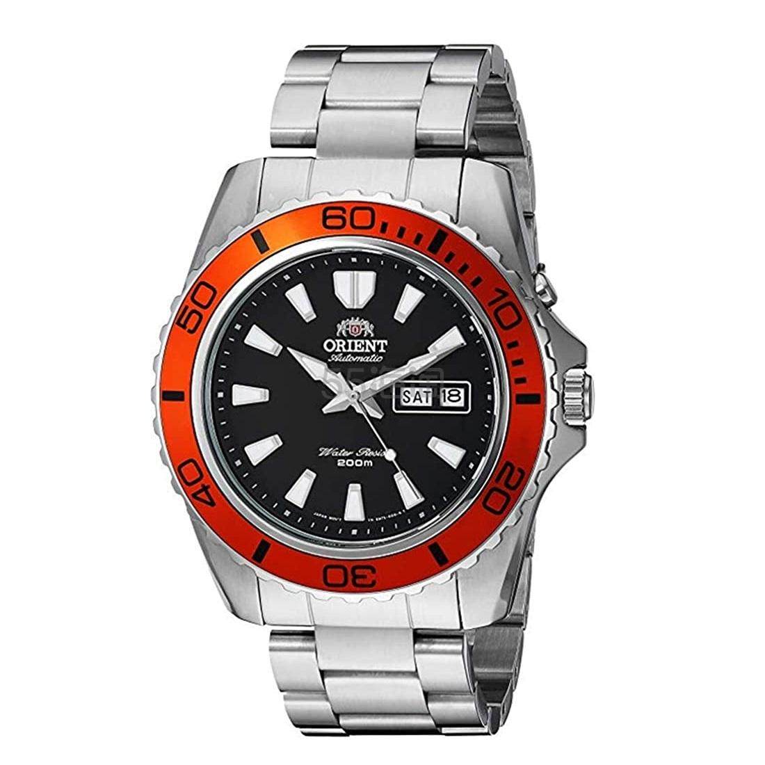 中亚prime会员orient东方双狮fem75004b9水鬼全自动机械男表腕表