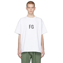 Fear of God White FG 男士 T-Shirt