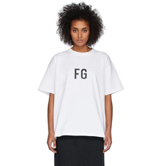 Fear of God 白色 'FG' logo T恤