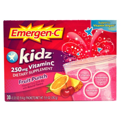 Emergen-C 儿童维生素C混合果汁碳酸饮料 250mg 30包