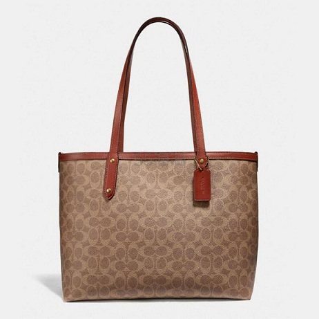 Coach Central Tote 经典帆布涂层手袋