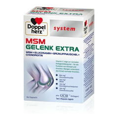 Doppelherz 氨基葡萄糖 MSM 有机硫和软骨素 60粒