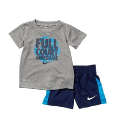 Nike Dri-FIT 婴童款T恤短裤套装