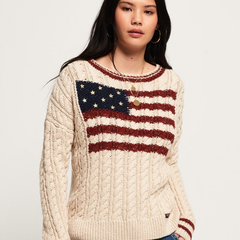 Superdry 极度干燥 American Intarsia Knit 针织衫