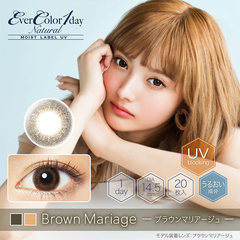 EverColor1day Natural 日抛美瞳 棕色 20片