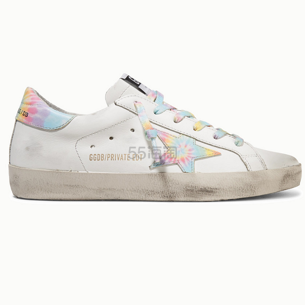 【独家发售】Golden Goose Superstar 仿旧扎染皮革运动鞋