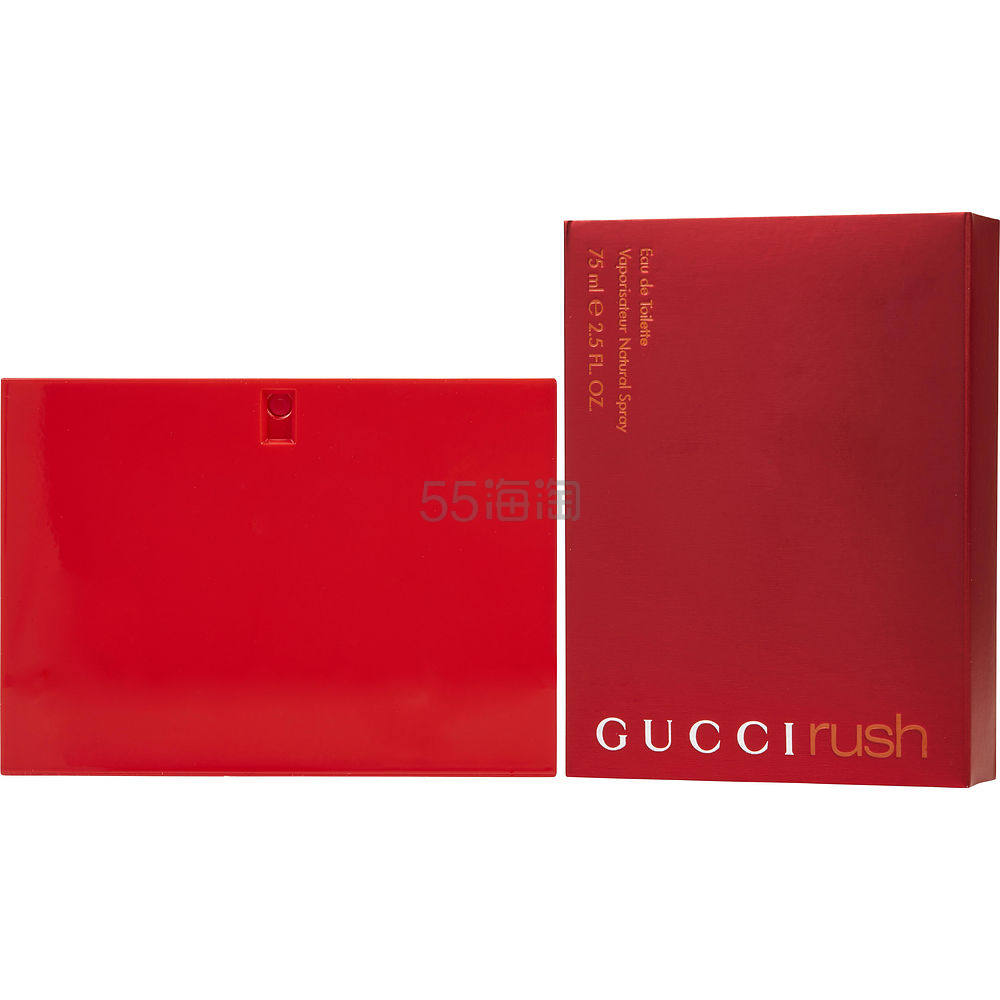 直邮包税 Gucci 古驰rush 狂爱女士香水75ml 53 约376元